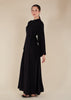 Side Tie Maxi Black