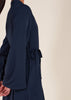 Side Tie Maxi Navy