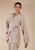 Side Wrap Co-Ord Beige - Final Sale