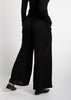 Single Pleat Trousers Black - Final Sale