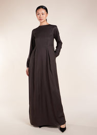 Skirted Abaya Charcoal