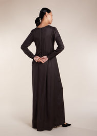 Skirted Abaya Charcoal