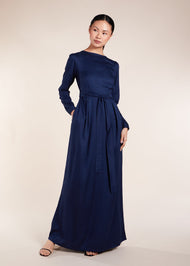 Skirted Abaya Navy