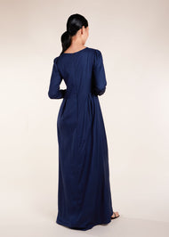 Skirted Abaya Navy