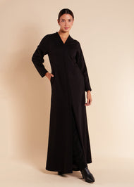 Slim Silhouette Cover Up Black