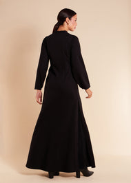 Slim Silhouette Cover Up Black