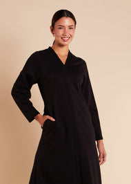 Slim Silhouette Cover Up Black