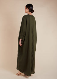 Soft Mesh Kaftan Olive