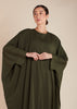 Soft Mesh Kaftan Olive