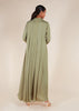 Soft Satin Abaya Olive