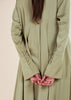 Soft Satin Abaya Olive