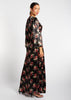 Soft Satin Floral Maxi - Final Sale