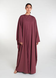 Open Abaya Tea Pink