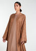 Woven Open Abaya - Final Sale