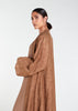 Woven Open Abaya - Final Sale
