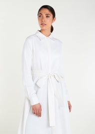 Shirted Maxi White