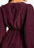 Sweetheart Neck Maxi Plum