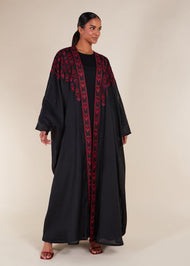 Tatreez Open Abaya