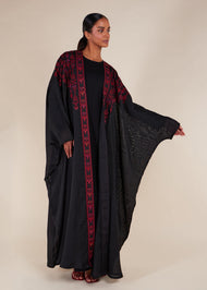 Tatreez Open Abaya - Final Sale