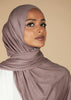 Taupe Jersey Hijab