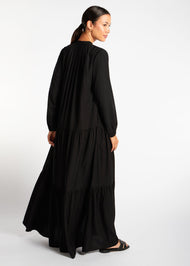 Tiered Maxi Black