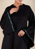 Turquoise Tatreez Abaya