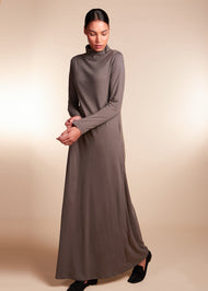 Turtle Neck Maxi Dark Grey - Final Sale