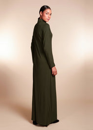 Turtle Neck Maxi Olive