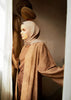 Woven Open Abaya - Final Sale