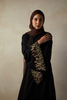 Black Thistle Open Abaya