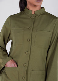 Embossed Cargo Jacket