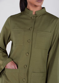 Embossed Cargo Jacket