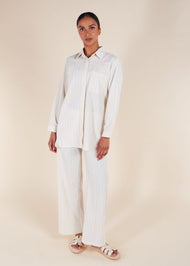 Muji Co-Ord Set Off White