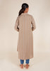 Muji Shirt Dress Beige