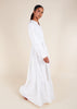 Broderie Tiered Maxi White - Final Sale