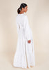 Broderie Tiered Maxi White