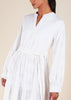 Broderie Tiered Maxi White