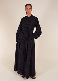 Broderie Maxi Black