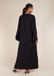 Simple Seam Abaya Black