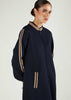 Varsity Abaya Navy