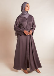 Wrap Abaya Taupe - Final Sale