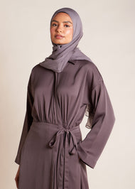 Wrap Abaya Taupe - Final Sale