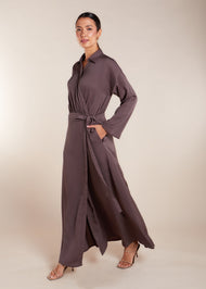 Wrap Abaya Taupe - Final Sale