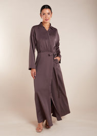 Wrap Abaya Taupe