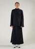 Ribbed Skirt & Top Set Navy