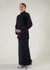 Ribbed Skirt & Top Set Navy