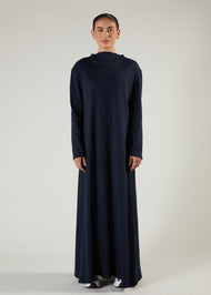 Boat Neck Maxi Navy
