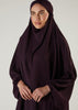 Khimar & Skirt Set Plum