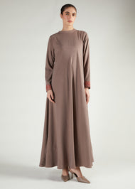 Two Tone Pampore Abaya