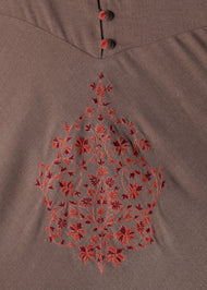 Two Tone Pampore Abaya